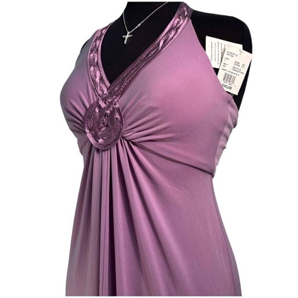 NWT David’s Bridal formal dress, bridesmaid, prom, wisteria/purple halt… - Picture 4 of 12